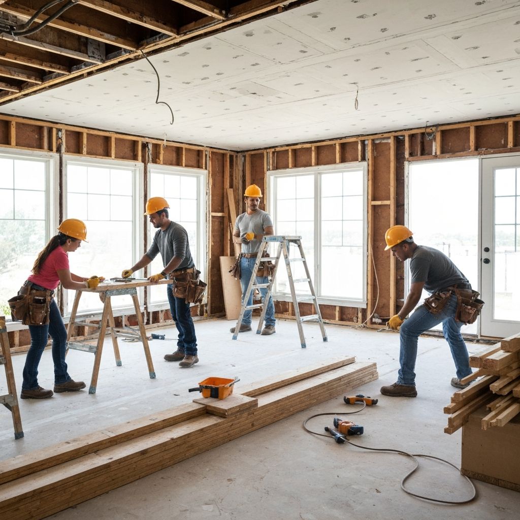 Ons team van vakmensen aan het werk